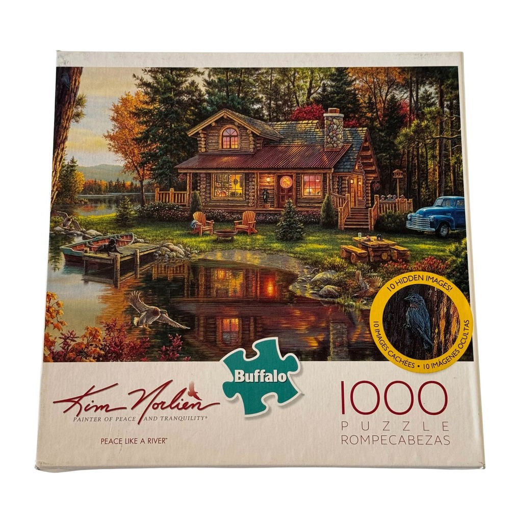 Buffalo Kim Norlien Peace Like A River 1000 Piece Jigsaw Puzzle NEW
